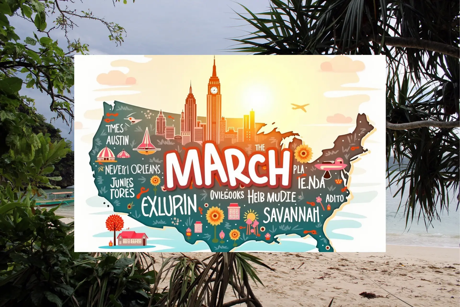 good places to visit in march in usa